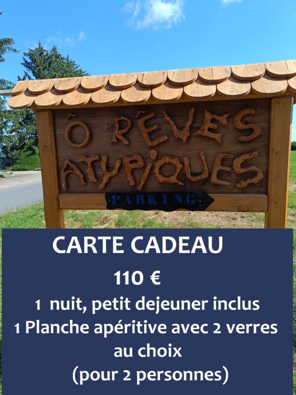 Carte Cadeau 110 €